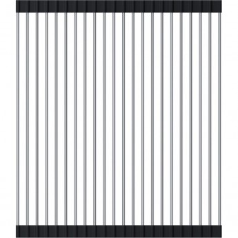 Ролл-мат для мойки OMOIKIRI ROLL-05-IN нерж/черный силикон