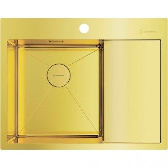 Мойка OMOIKIRI AKISAME 65-LG-L нерж.сталь/светлое золото