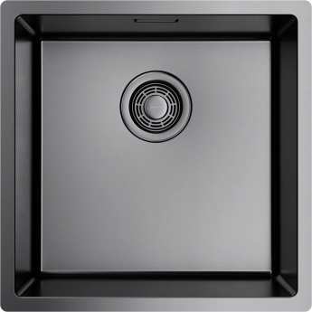 Мойка OMOIKIRI TADZAVA 44-U/I-GM Ultra нерж.сталь/вороненая сталь